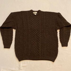 Orvis mens 100% wool sweater